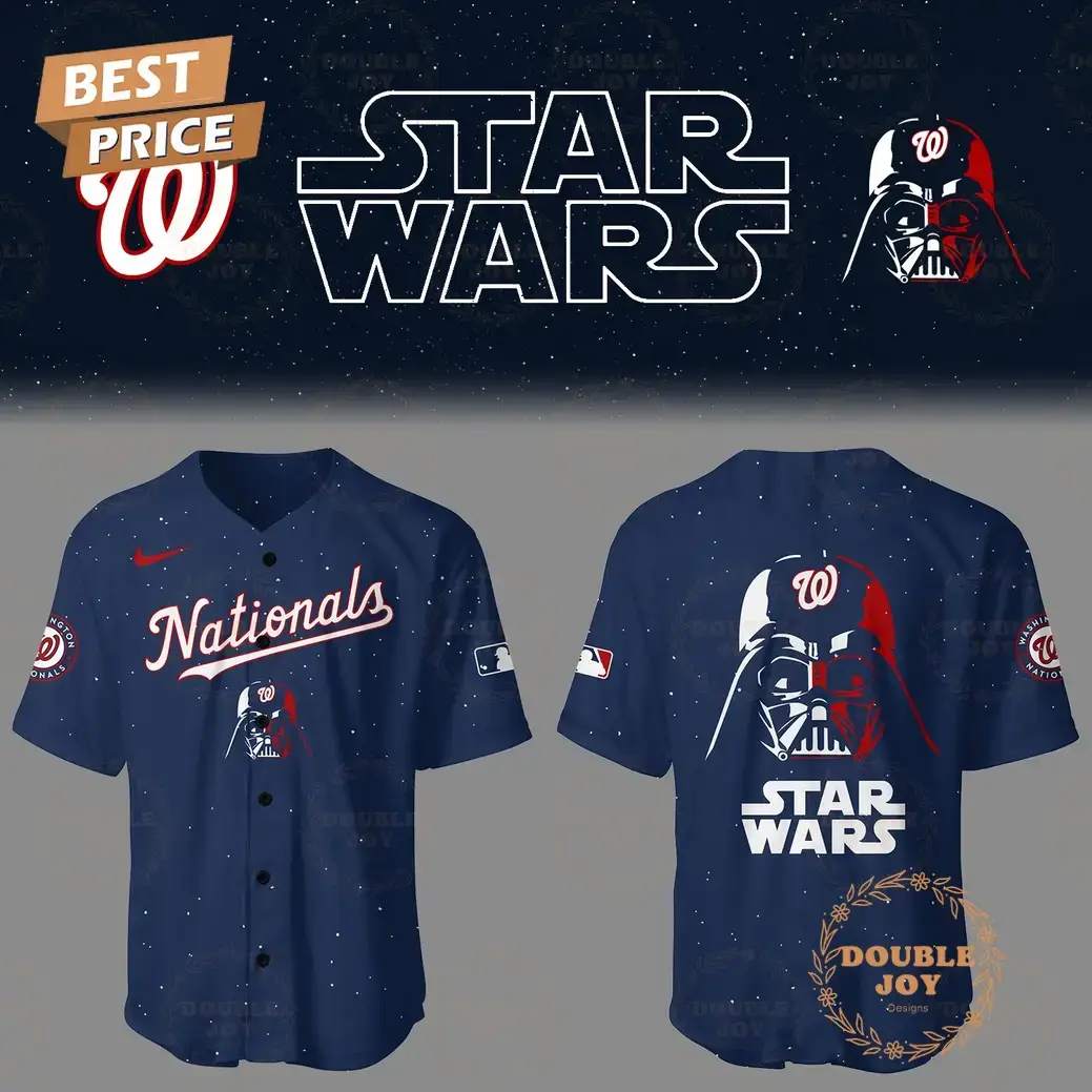 Washington Nationals Star Wars 2025 Limited Edition Baseball Jersey - Blue Image