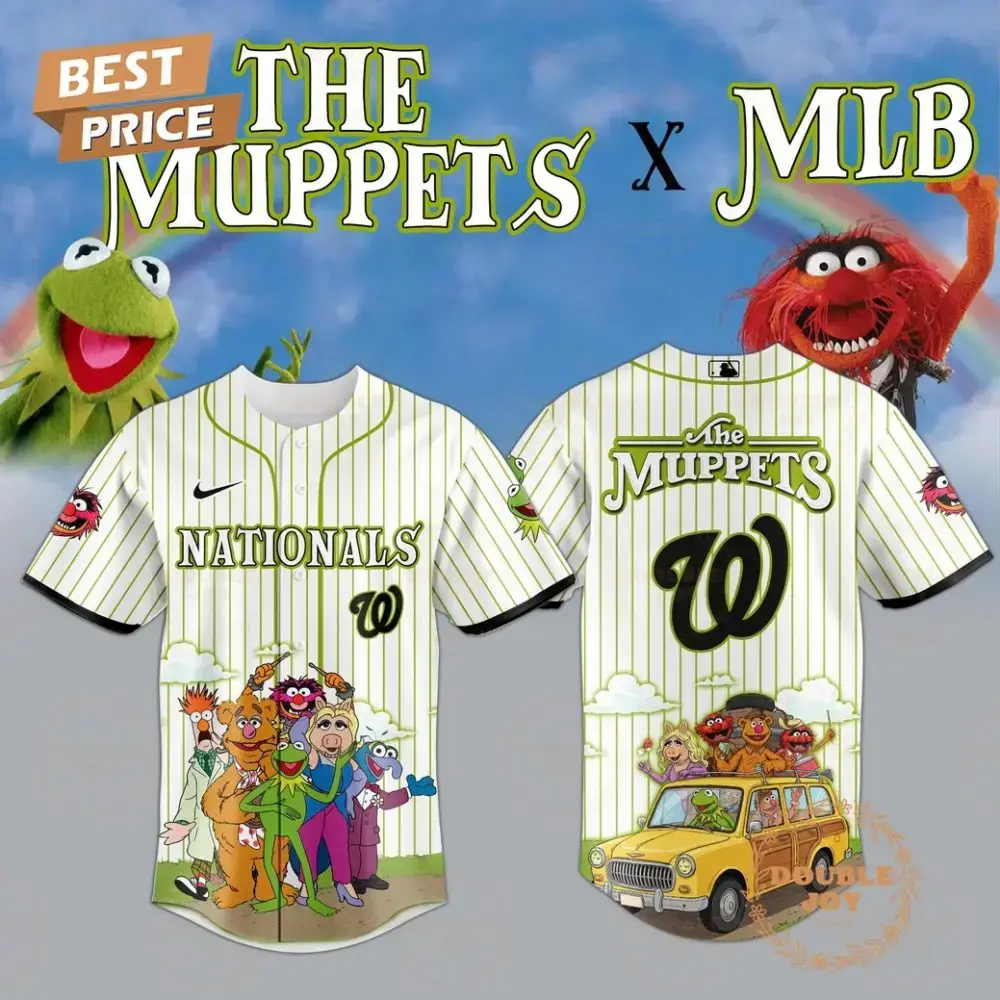 Washington Nationals The Muppets 2025 Limited Edition Baseball Jersey Image