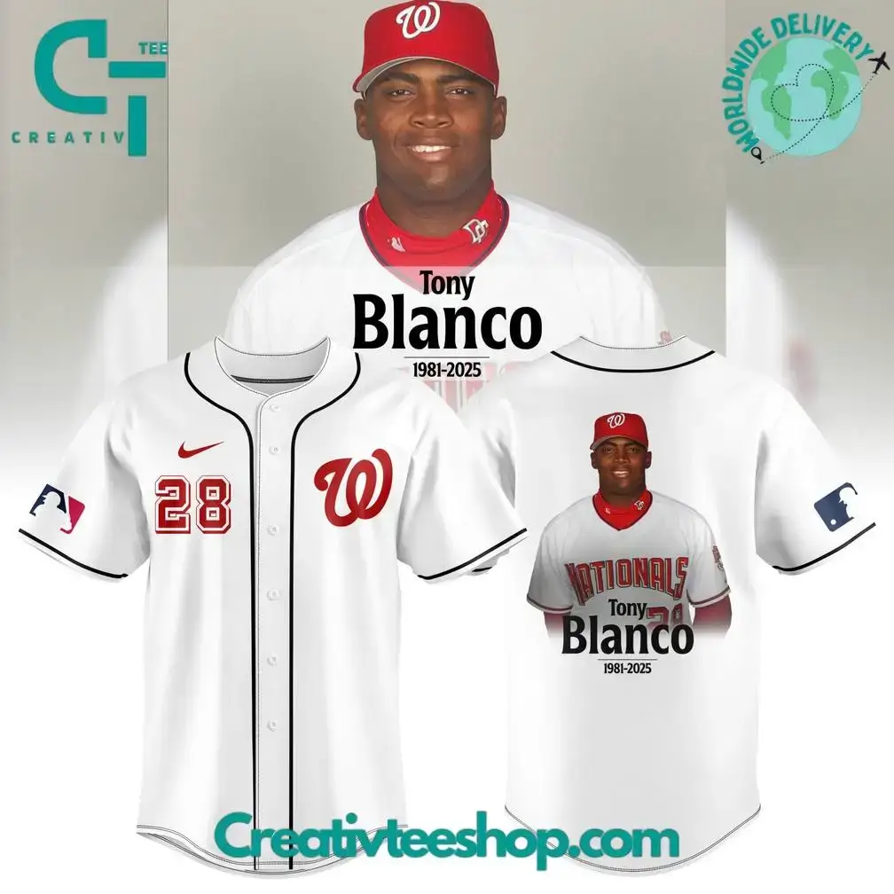 Washington Nationals Washington Days - Blanco Legacy Special Baseball Jersey Image