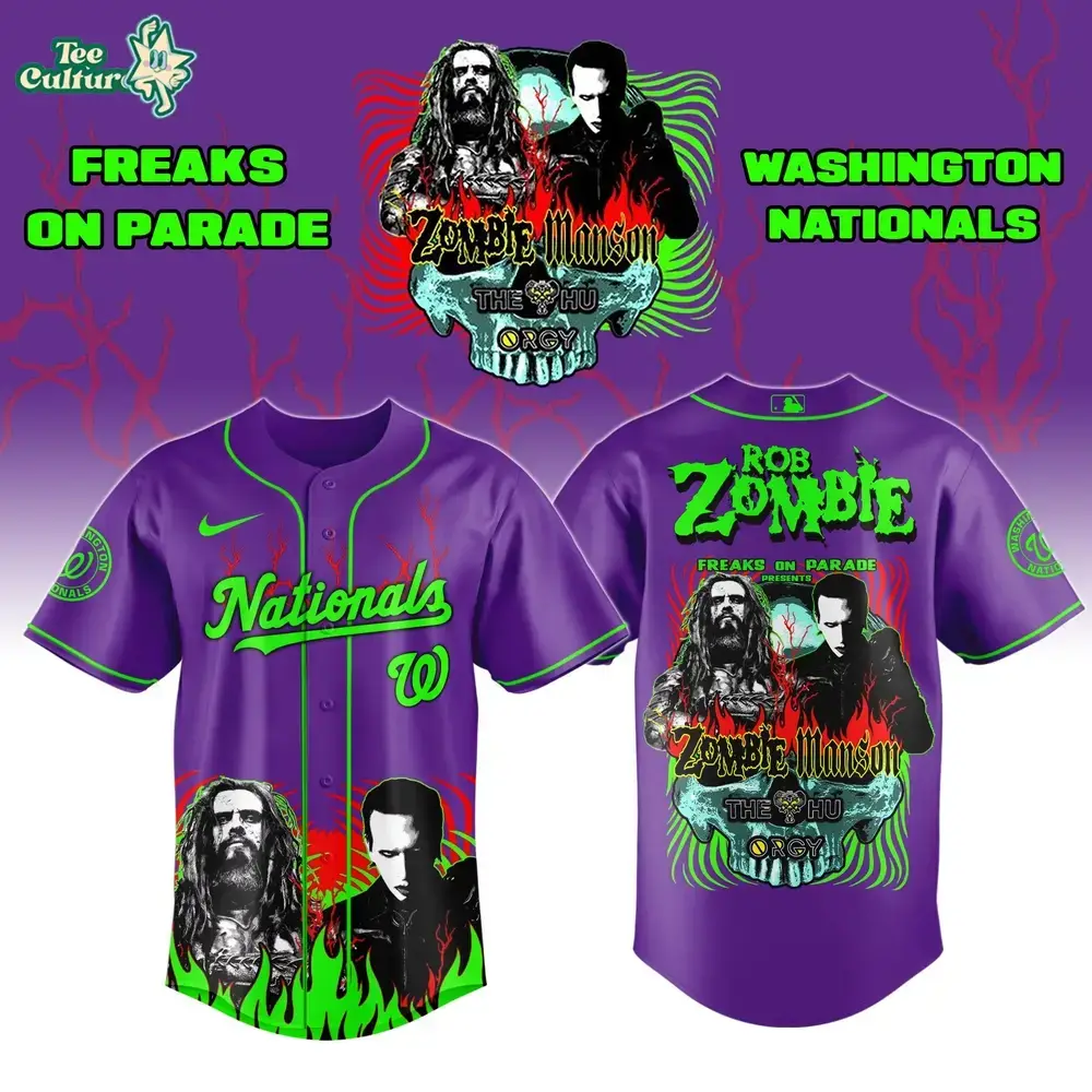 Washington Nationals x Freaks On Parade Tour 2026 Colab Jersey Limited Edition Image