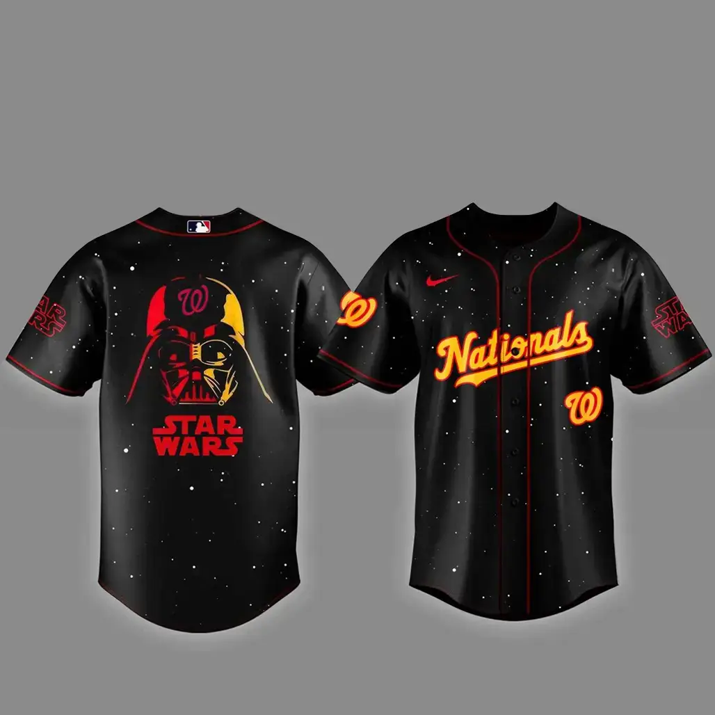 Washington Nationals x Star Wars Darth Vader 2026 Baseball Jersey Image