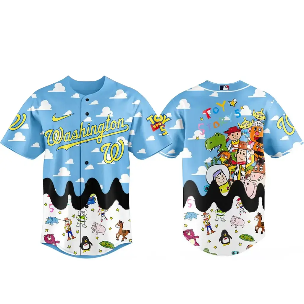 Washington Nationals x Toy Story 5 Baseball Jersey Version 2 Image