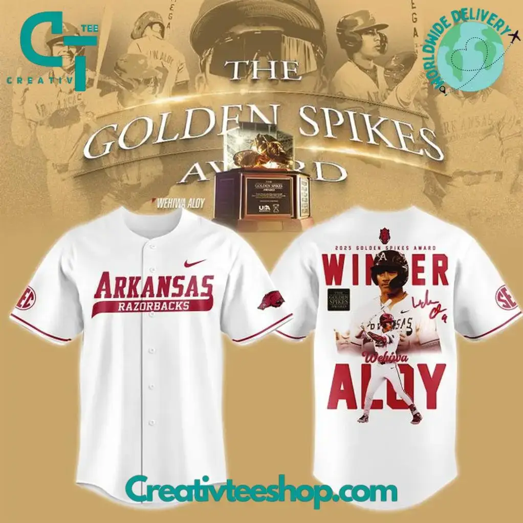 Wehiwa Kapahulehua Aloy 2025 Golden Spikes Award Winner Special Baseball Jersey Image