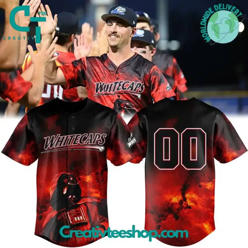 West Michigan Whitecaps X Star Wars Night 2025 Special New Custom Jersey Image