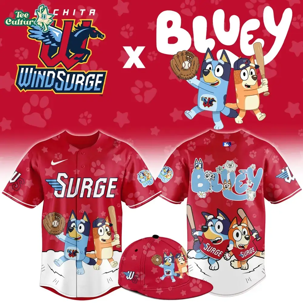 Wichita Wind Surge Bluey Night Fan Edition Jersey Image