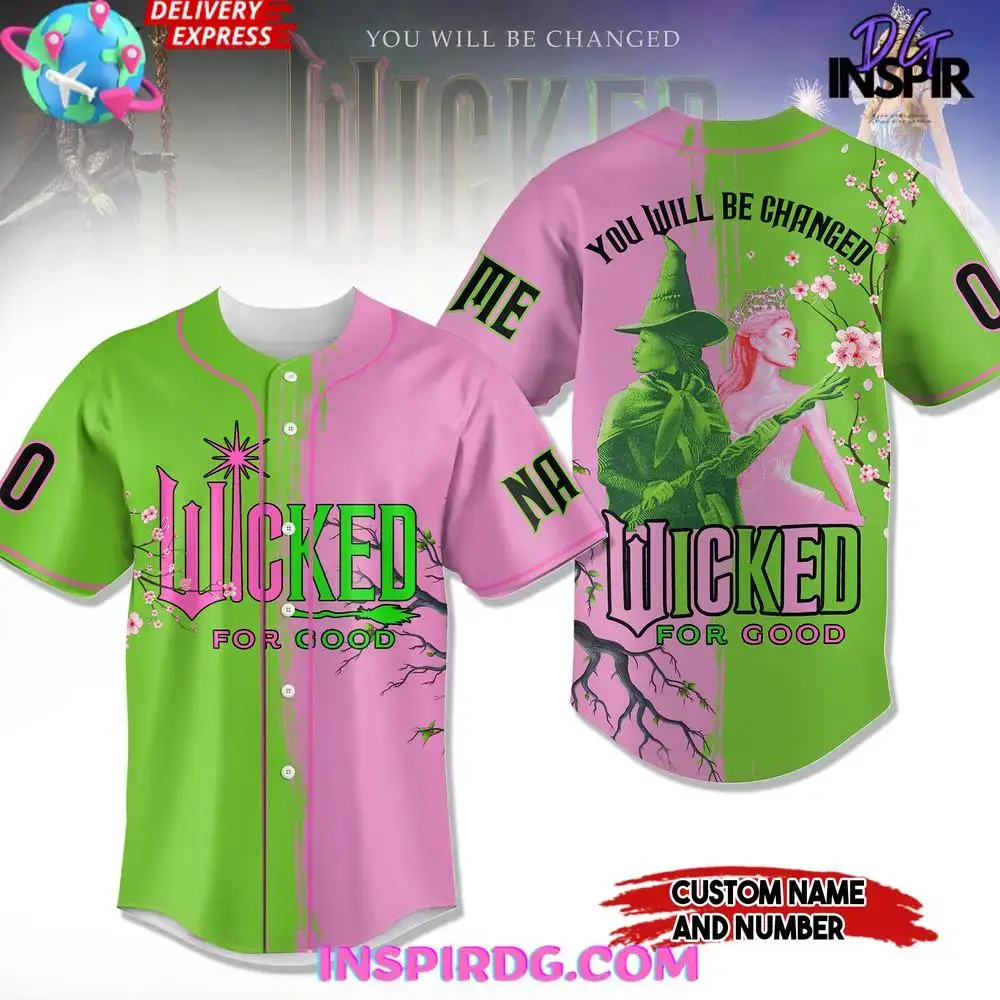 Wicked For Good Limited Edition Baseball Jersey Image