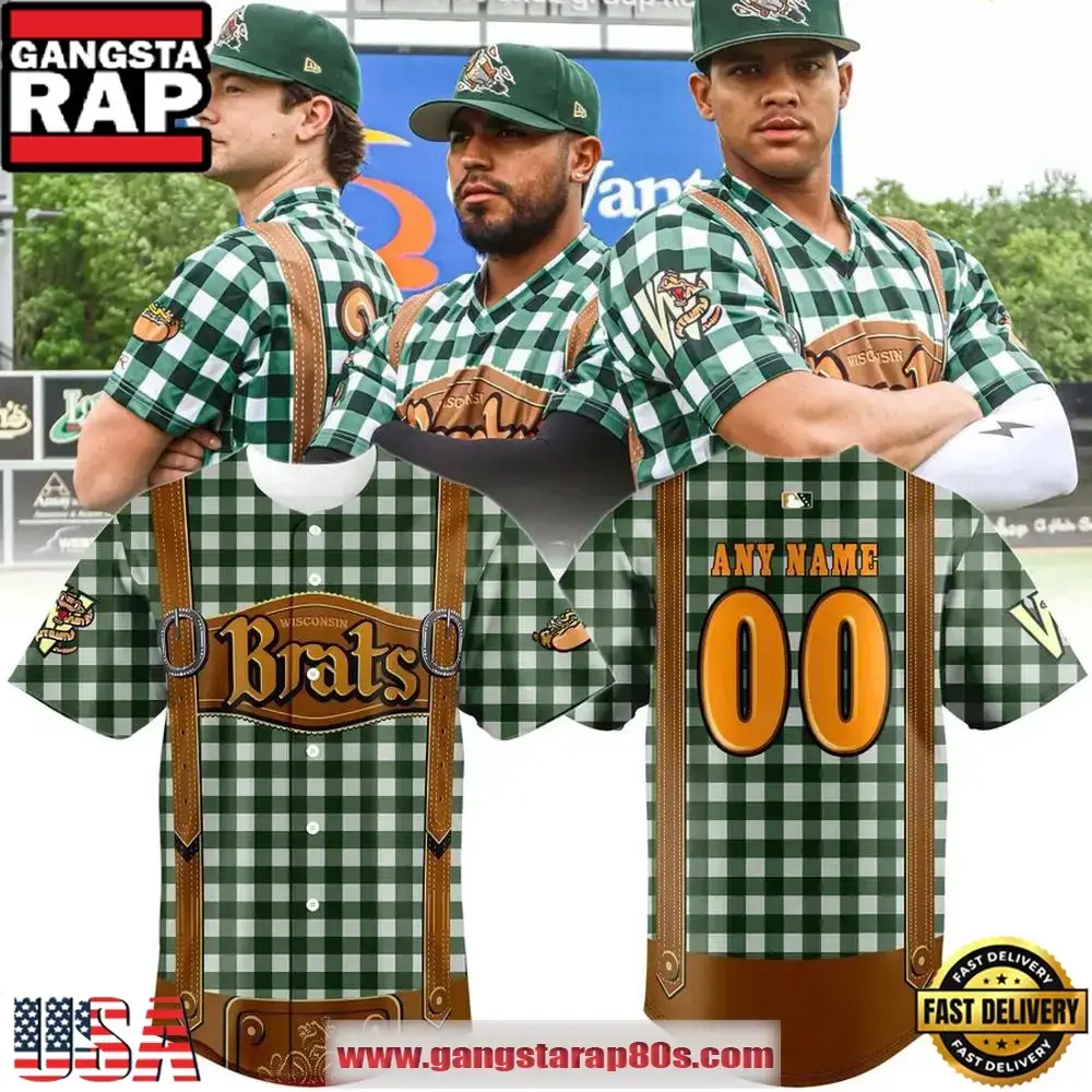 Wisconsin Flying Brats Limited Edition Baseball Custom Jersey Shirt Image