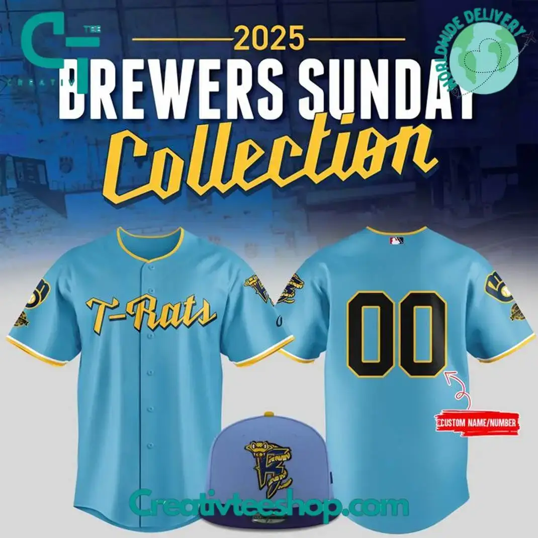 Wisconsin Timber Rattlers 2025 Brewers Sunday Rawlings Special Baseball Jersey Image