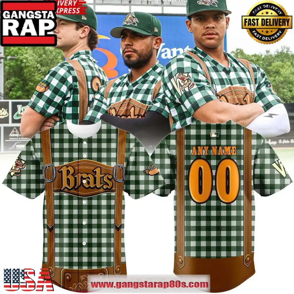 Wisconsin Timber Rattlers Flying Brats 2025 Custom Baseball Jersey Shirt Image