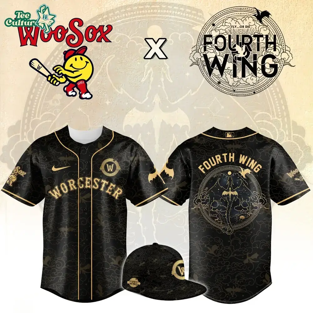 Worcester Red Sox x Fourth Wing Fantasy Limited Jersey Image