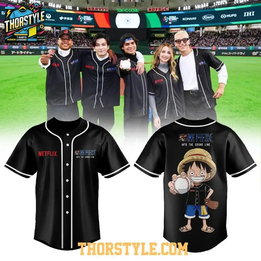 World Baseball Classic One Piece The Straw Hat Crew 2026 Baseball Jersey Image
