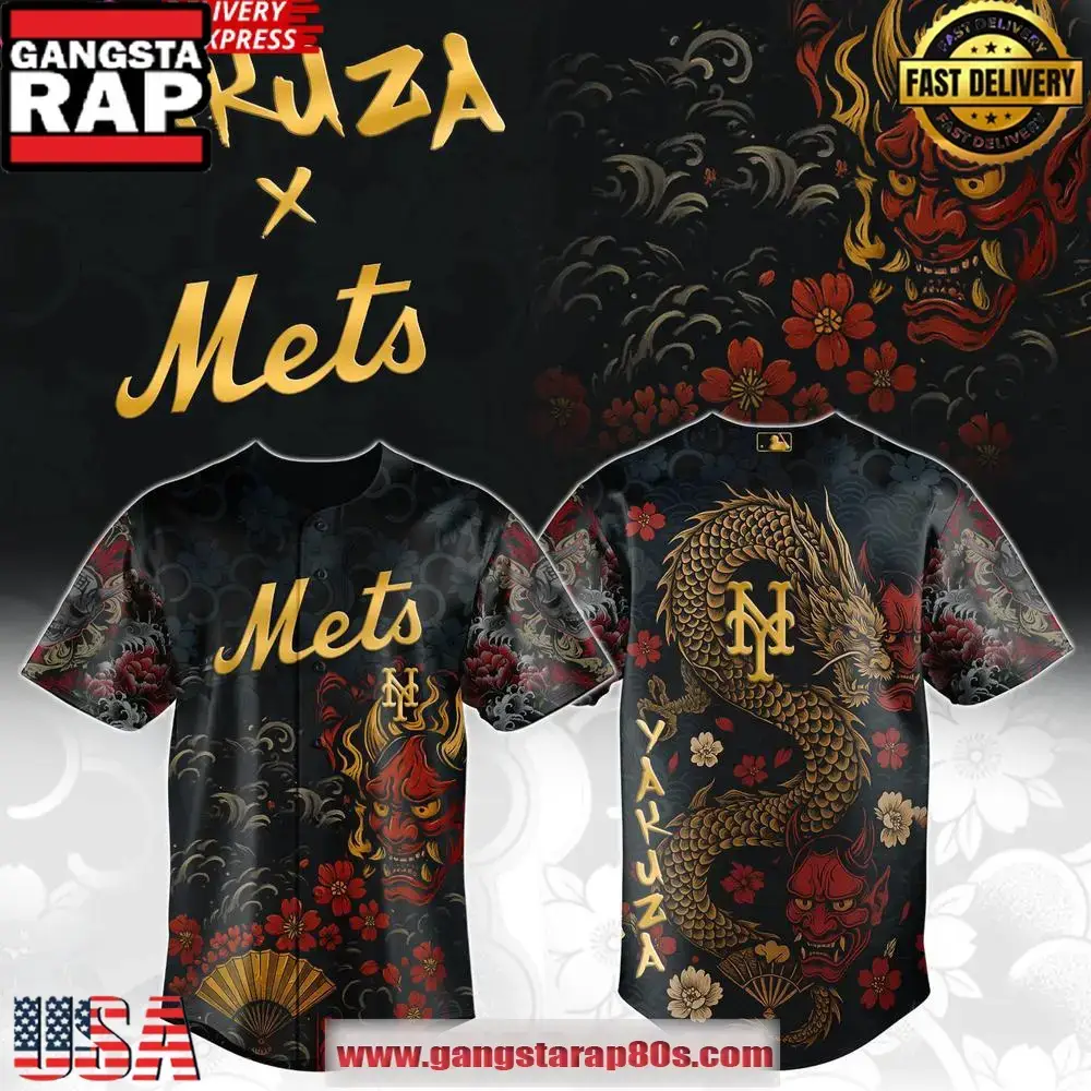 Yakuza x New York Mets Limited Edition Baseball Jersey Image