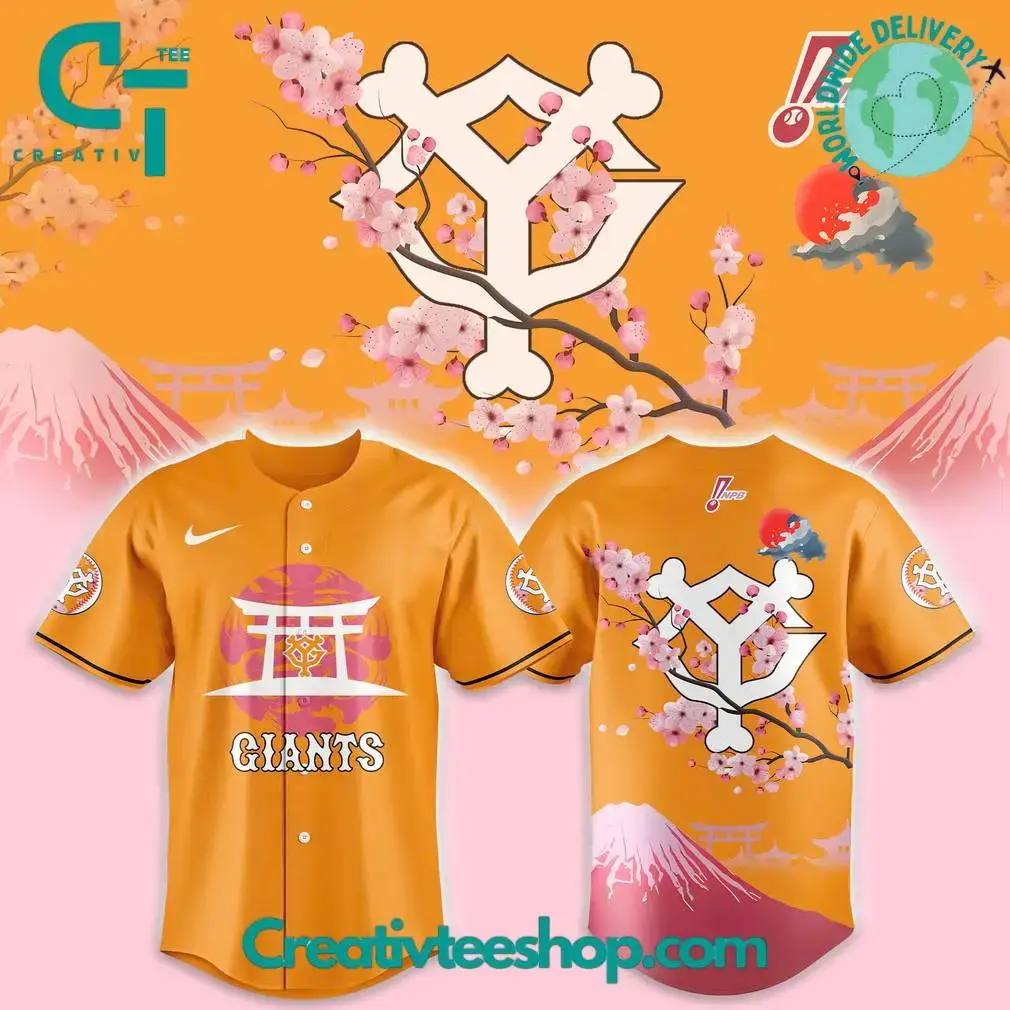 Yomiuri Giants X Fuji Mount Special New Baseball Jersey Image