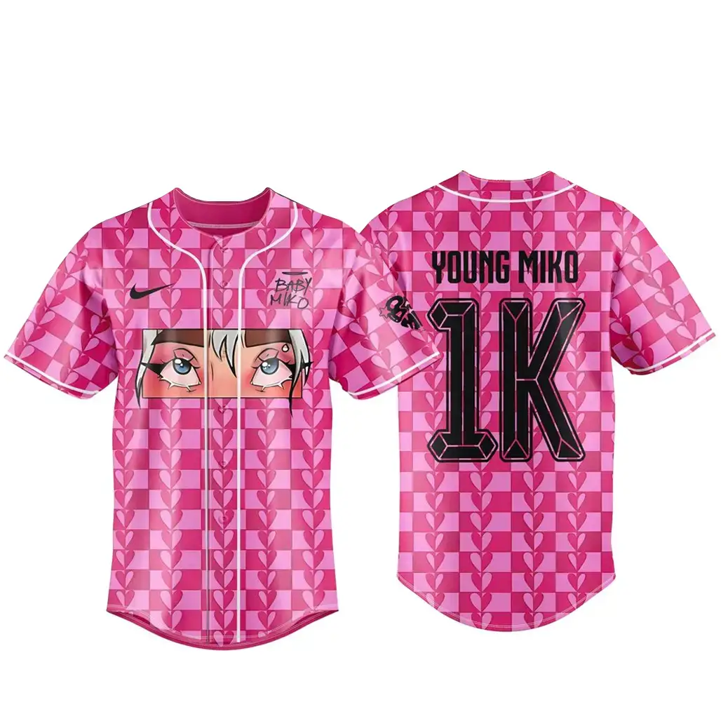 Young Miko Late Checkout Tour 2026 Baseball Jersey Image