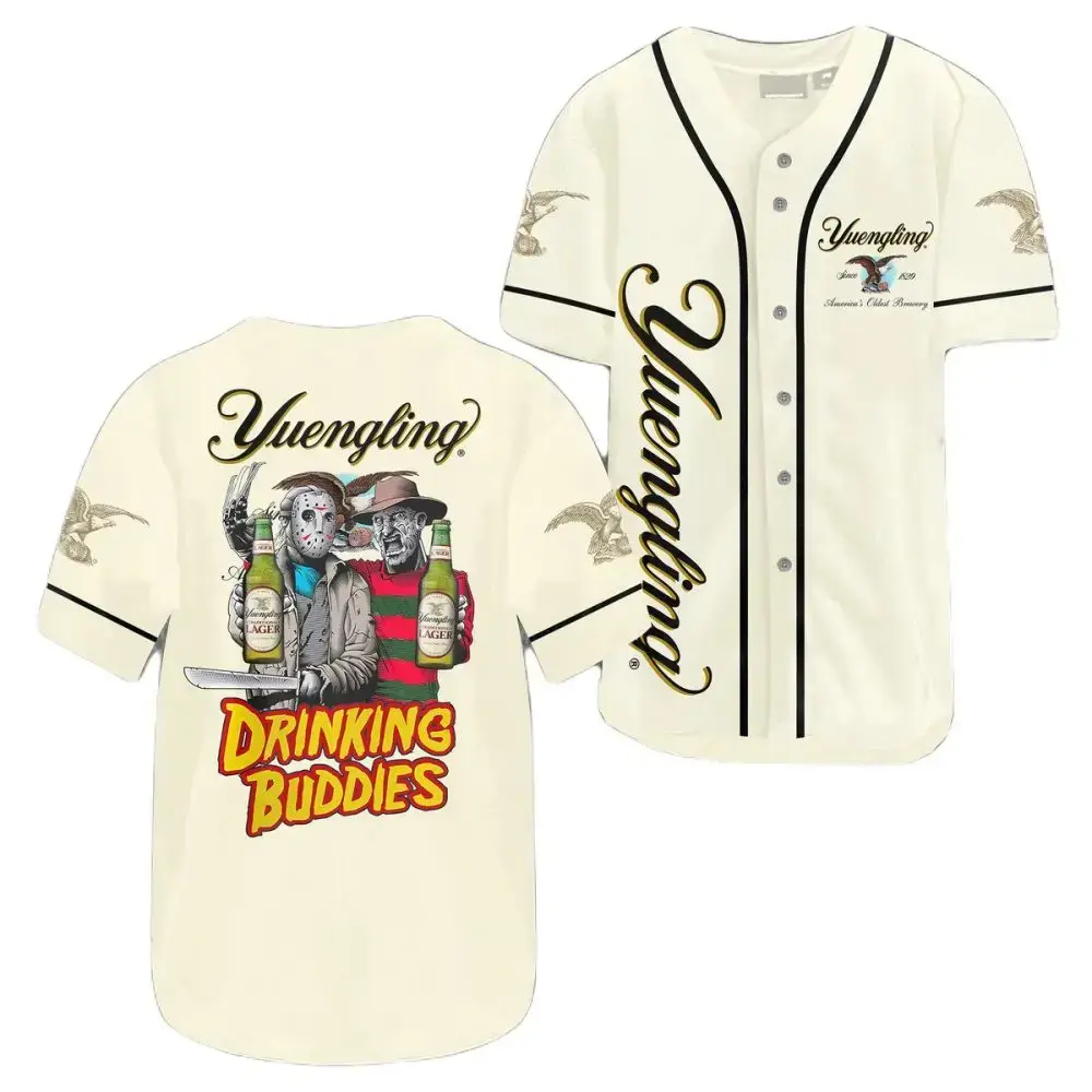 Yuengling Baseball Jersey - Drinking Buddies Design For Beer Lovers Image