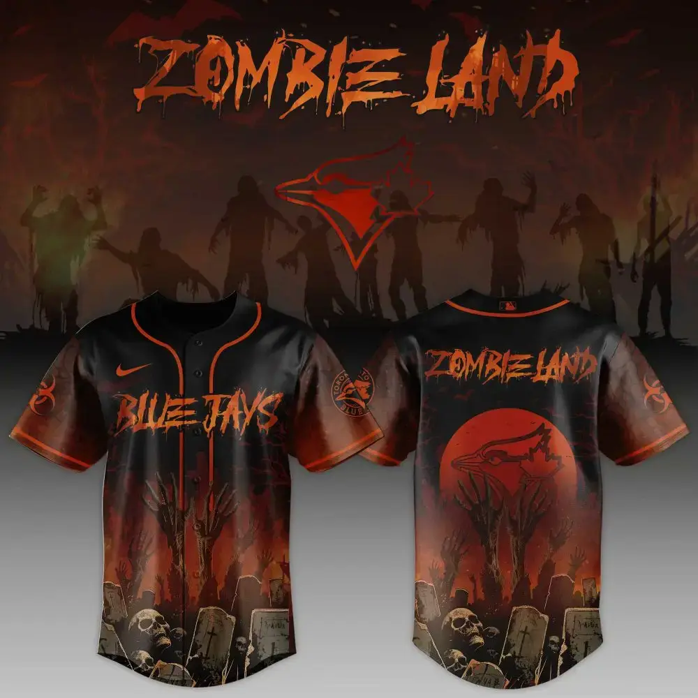 Zombie Land Baseball Jersey – Limited Edition Horror Style , Perfect For Fans & Collectors Image