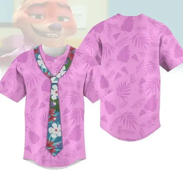 Zootopia 2 Nick Wilde Costume Baseball Jersey Best Birthday Gift For Daughter Image