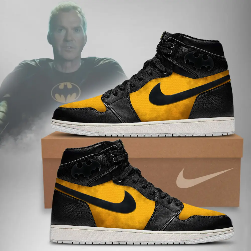 DC Justice League Batman AJ1 High Top Shoes - Image 3