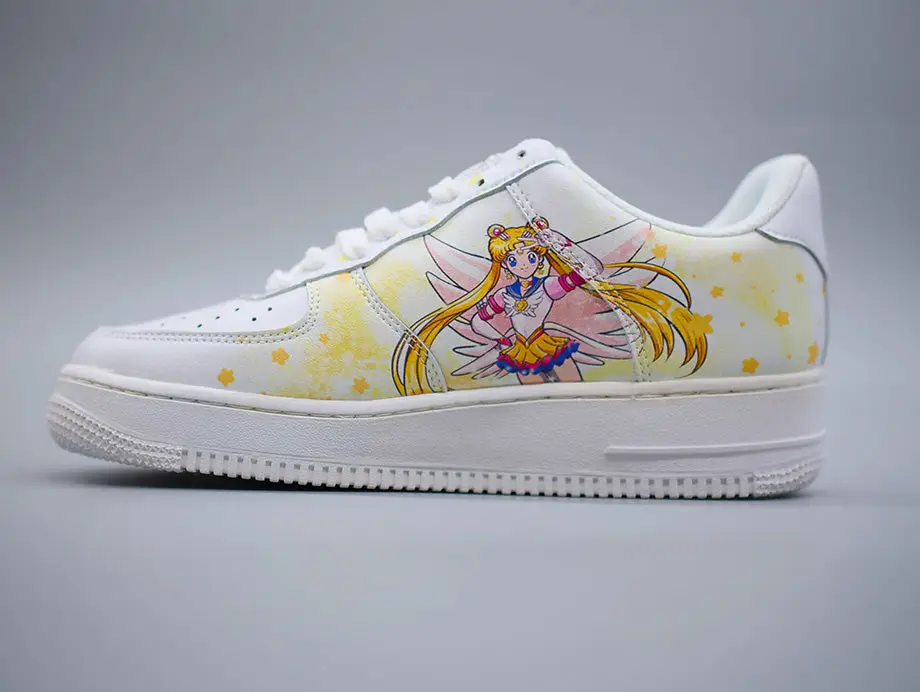 Usagi Tsukino Low Top Sneakers - Sailor Moon - Image 2