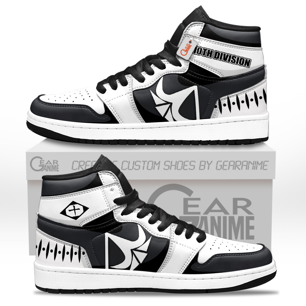 10th Division The Gotei 13's Custom Anime High-Top Leather Sneakers