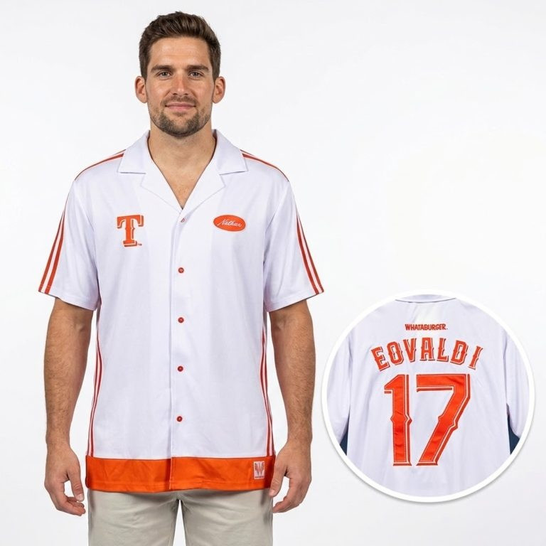 2026 Rangers Whataburger Mechanic Hawaiian Shirt Texas Rangers Aloha Shirt Gift For Fans