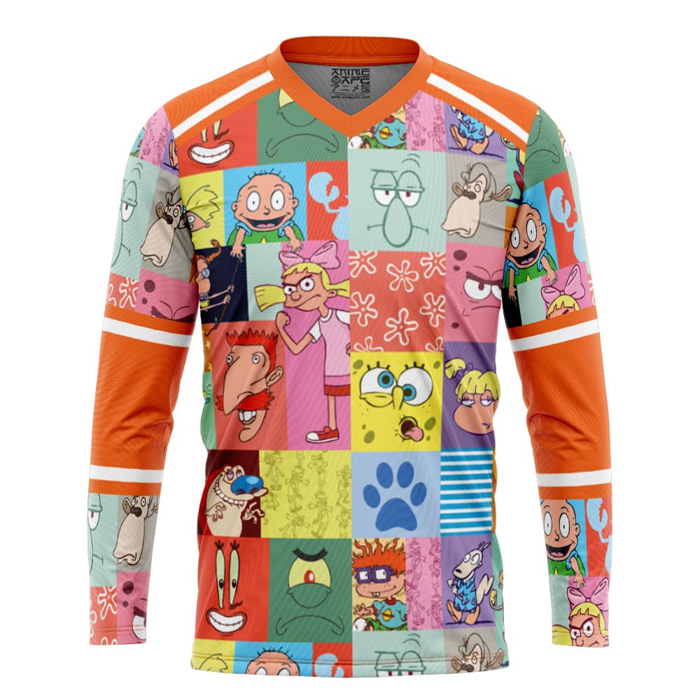 90’s Nickelodeon V2 Hockey Jersey