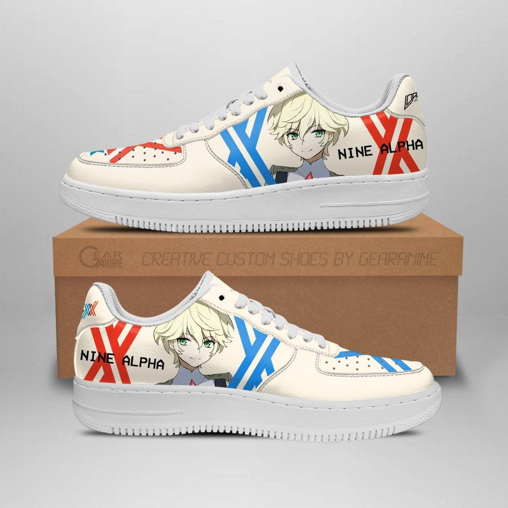 9'a Nine Alpha Custom Anime Low-Top Leather Sneakers
