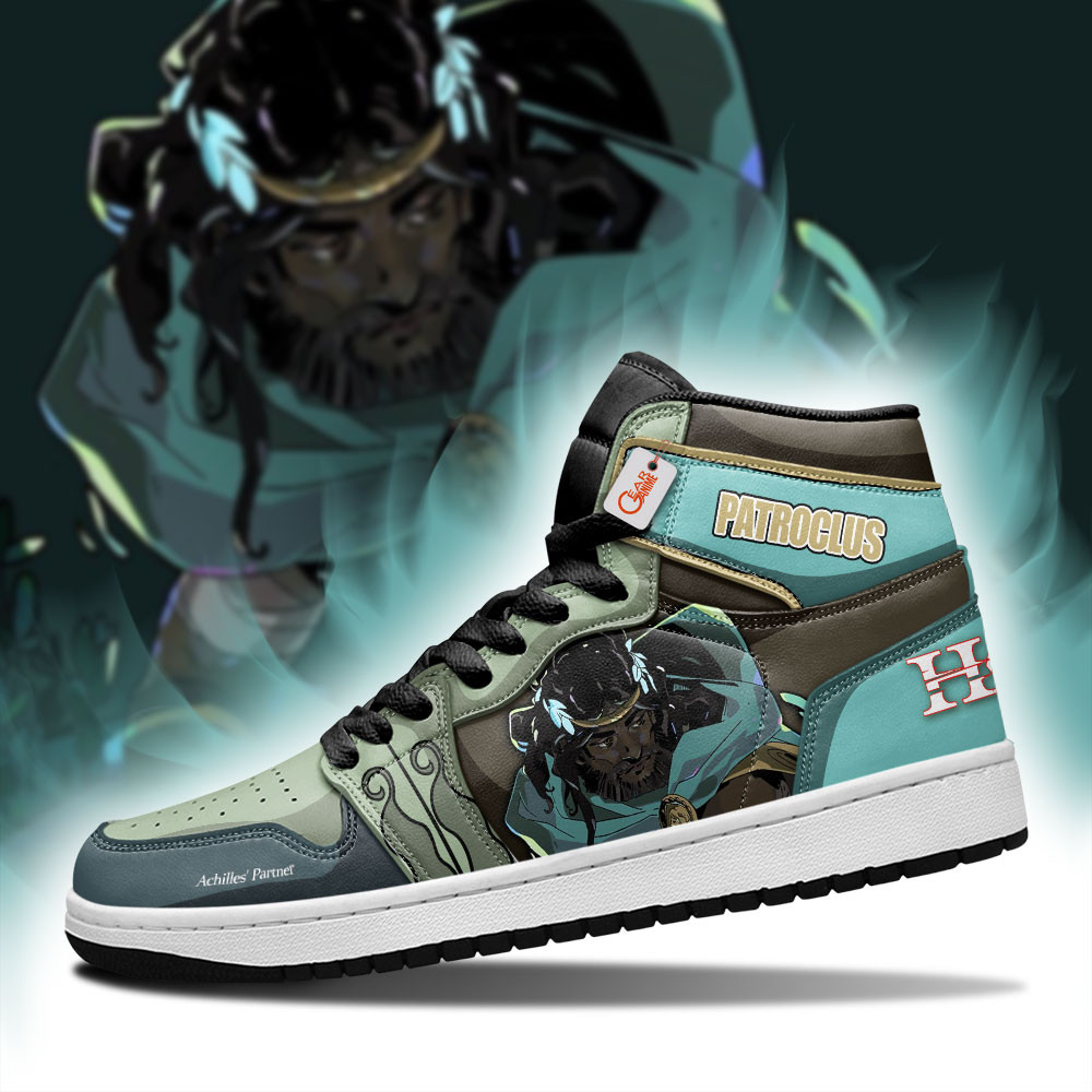 Achilles' Partner Patroclus Custom Gaming High-Top Leather Sneakers Games Hades Custom Name