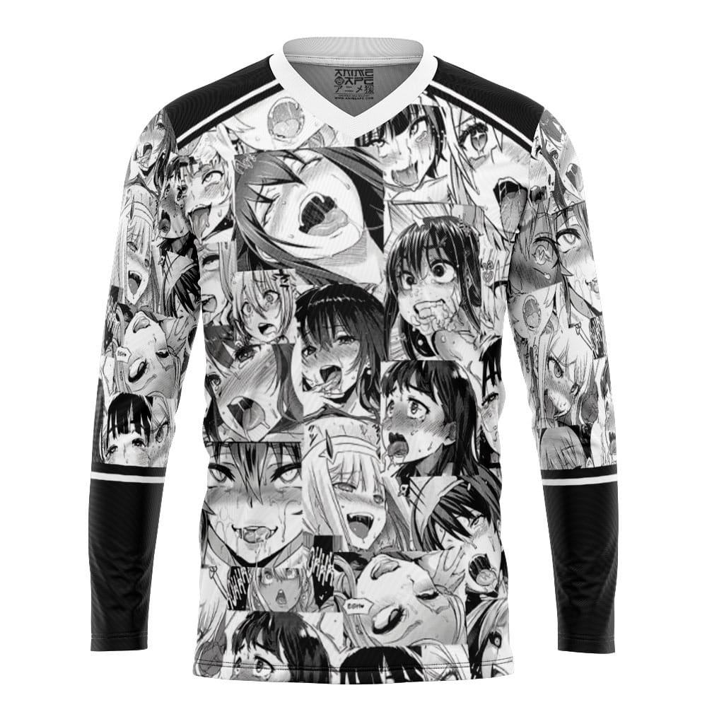 Ahegao Manga Hockey Jersey