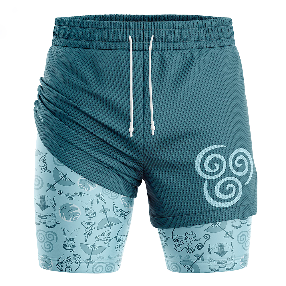 Air Nomads Avatar The Last Airbender 2-in-1 Performance Shorts