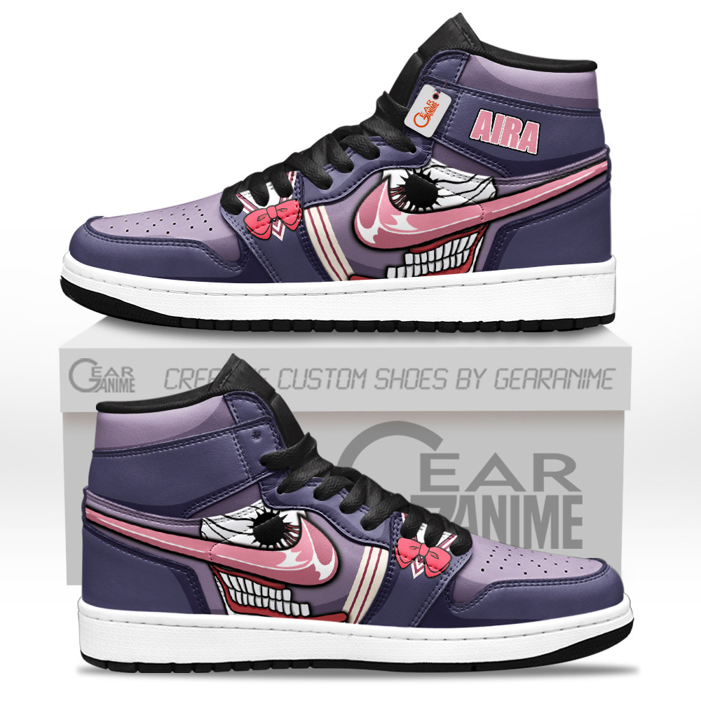 Aira Shiratori High-Top Leather Sneakers Custom Name