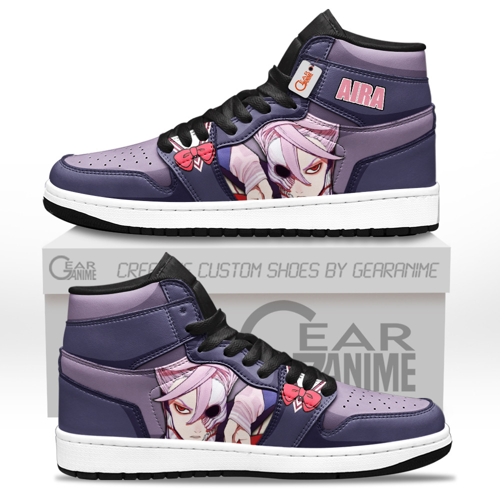 Aira Shiratori High-Top Leather Sneakers Custom Name