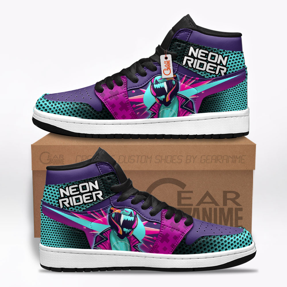 AK-47 Neon Rider Custom Gaming High-Top Leather Sneakers Game C.S Skins
