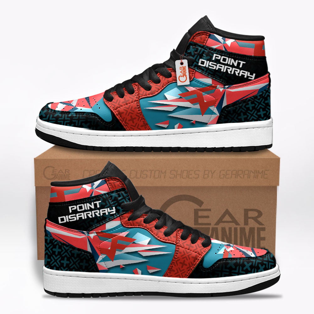 AK-47 Point Disarray Custom Gaming High-Top Leather Sneakers Game C.S Skins