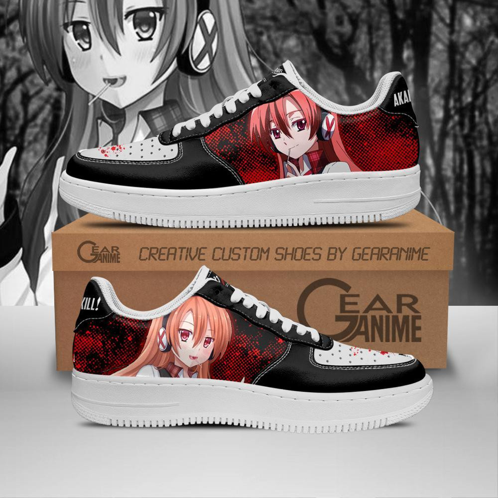 Akame Ga Kill Chelsea Custom Anime Low-Top Leather Sneakers