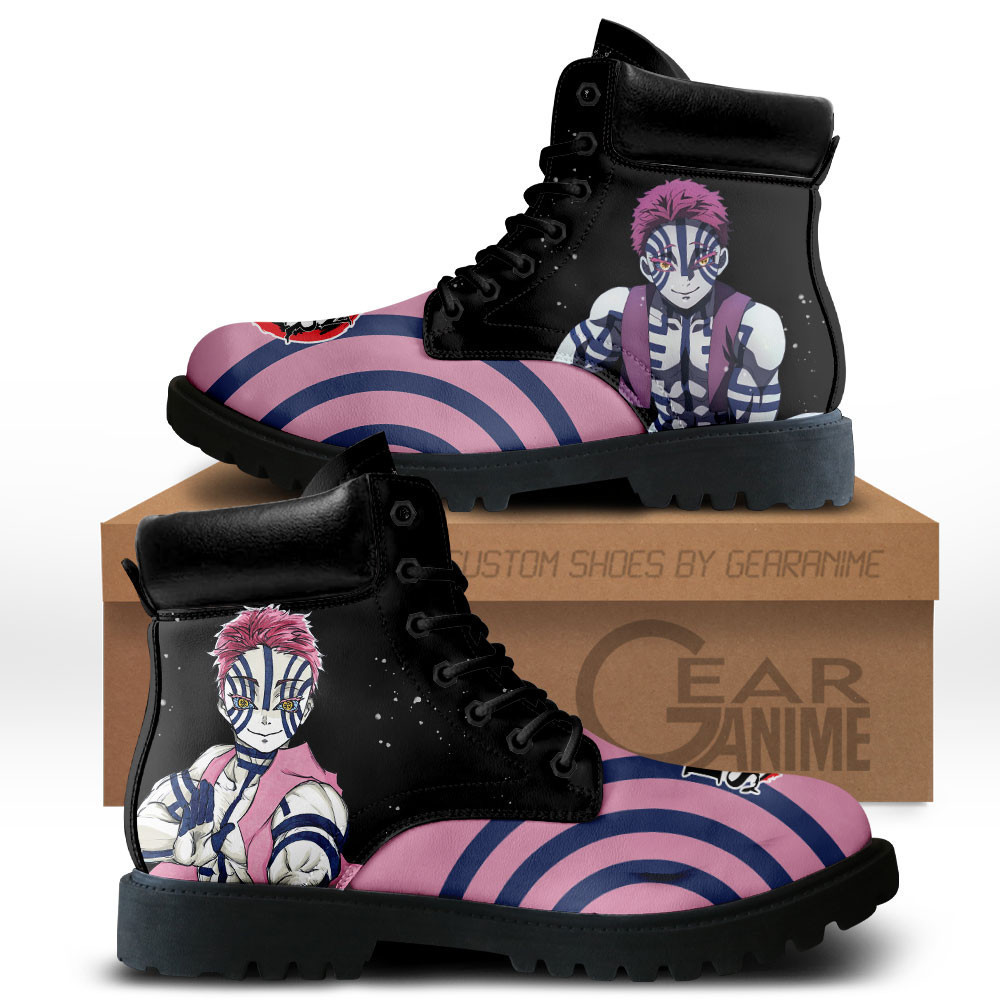Akaza Custom Anime Combat Boots MV0512