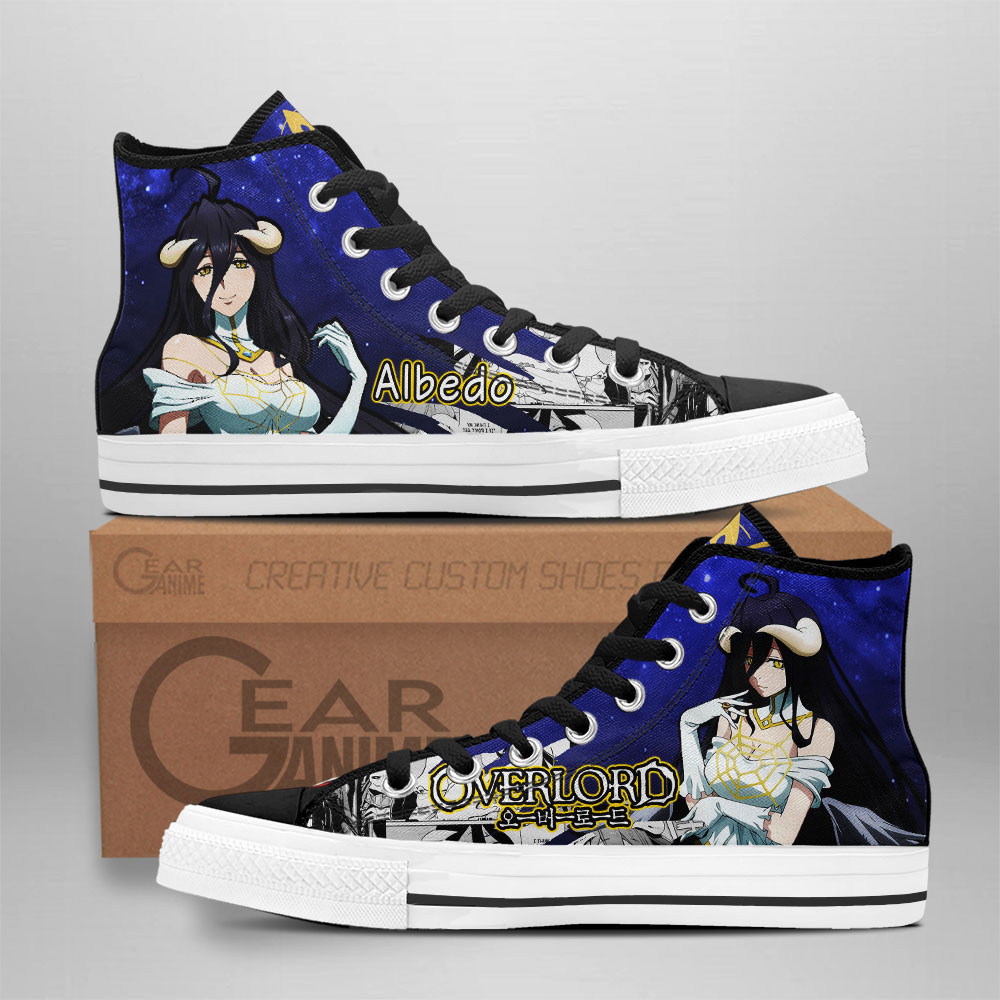 Albedo Custom Anime High-Top Canvas Shoes