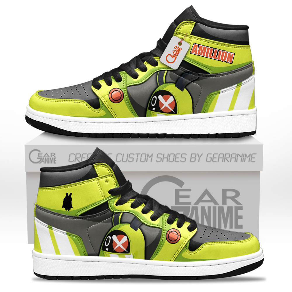 Amillion Custom Gaming High-Top Leather Sneakers Zenless Zone Zero Custom Shoes