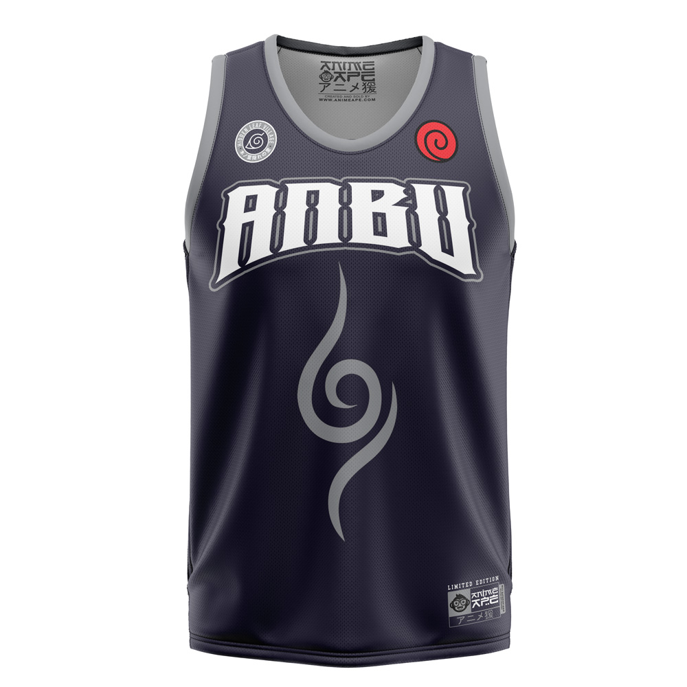 Anbu Kakashi Shippuden Basketball Jersey