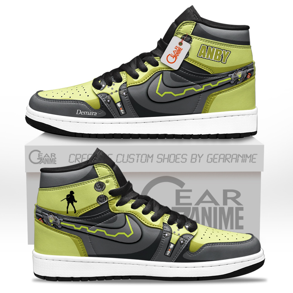 Anby Demara Custom Gaming High-Top Leather Sneakers Zenless Zone Zero Shoes