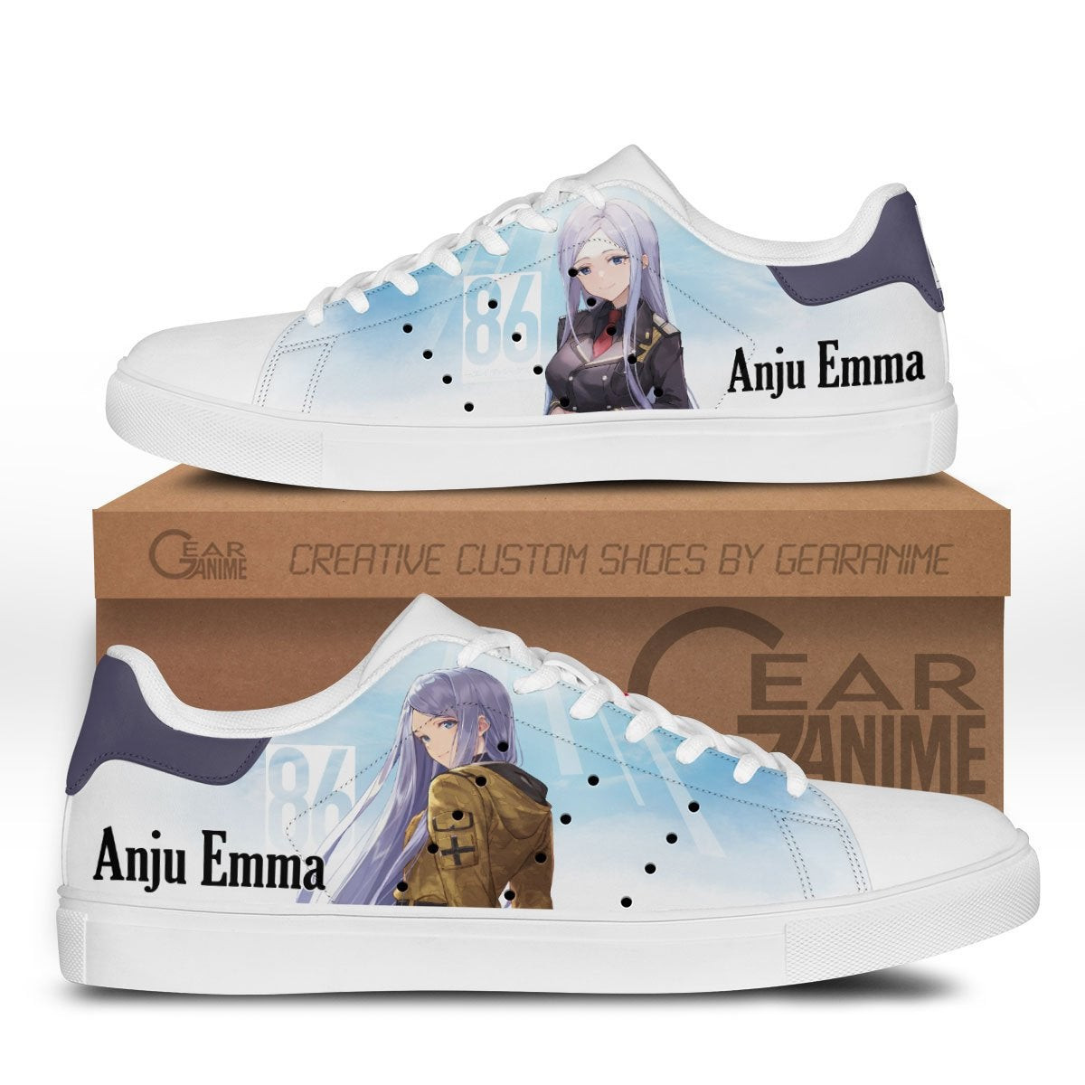 Anju Emma Custom Anime Classic Court Shoes