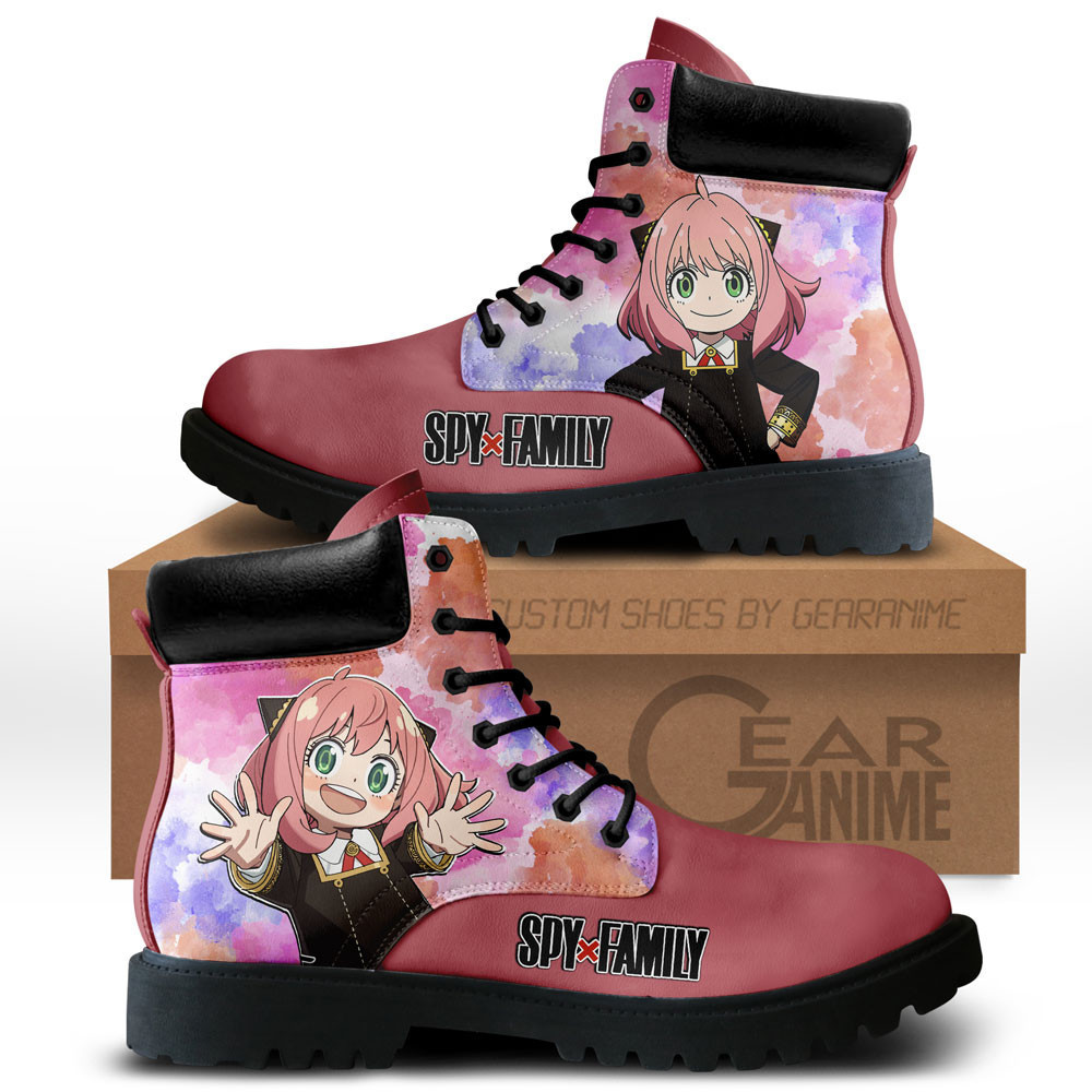 Anya Forger Custom Anime Combat Boots NTT141