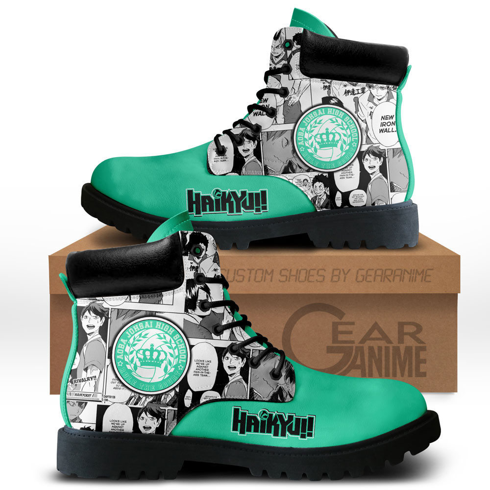 Aoba Johsai Custom Anime Combat Boots NTT111