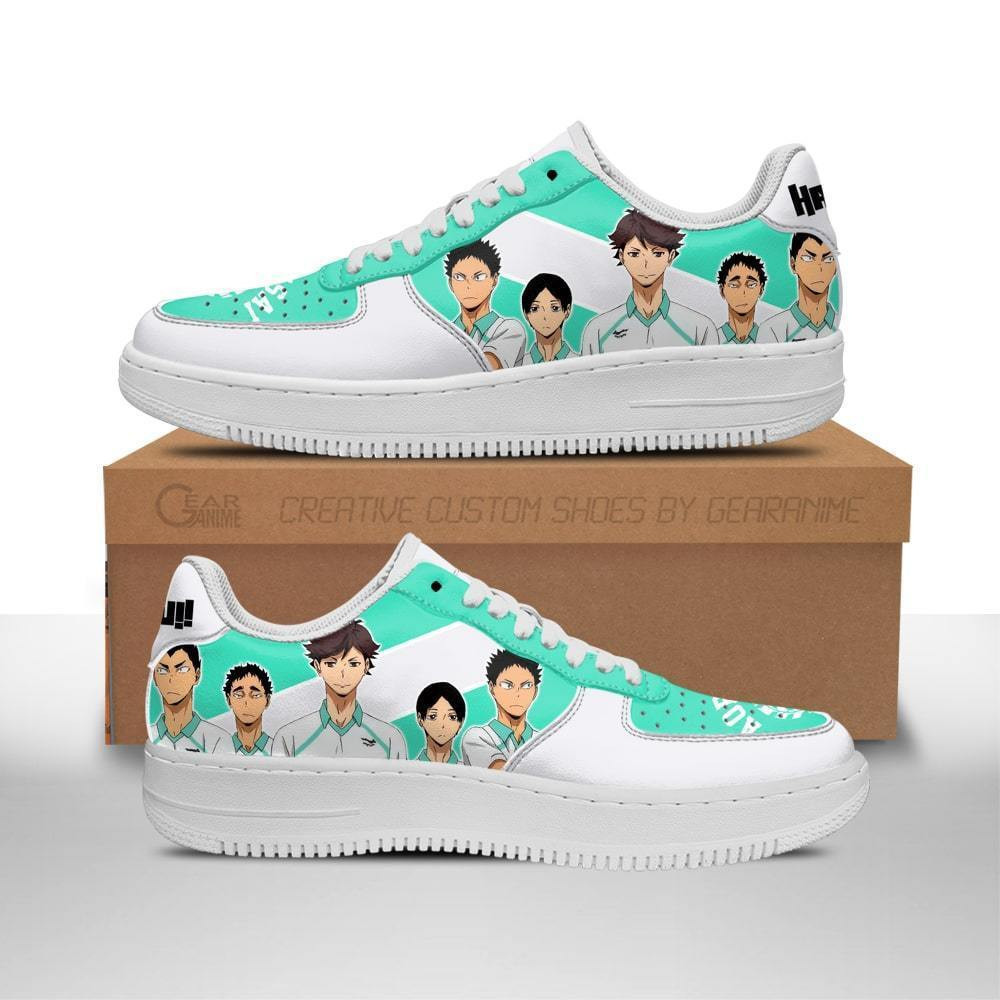 Aobajohsai High Custom Anime Low-Top Leather Sneakers