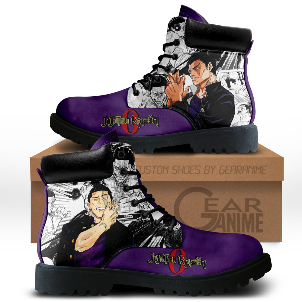 Aoi Todo Custom Anime Combat Boots NTT111