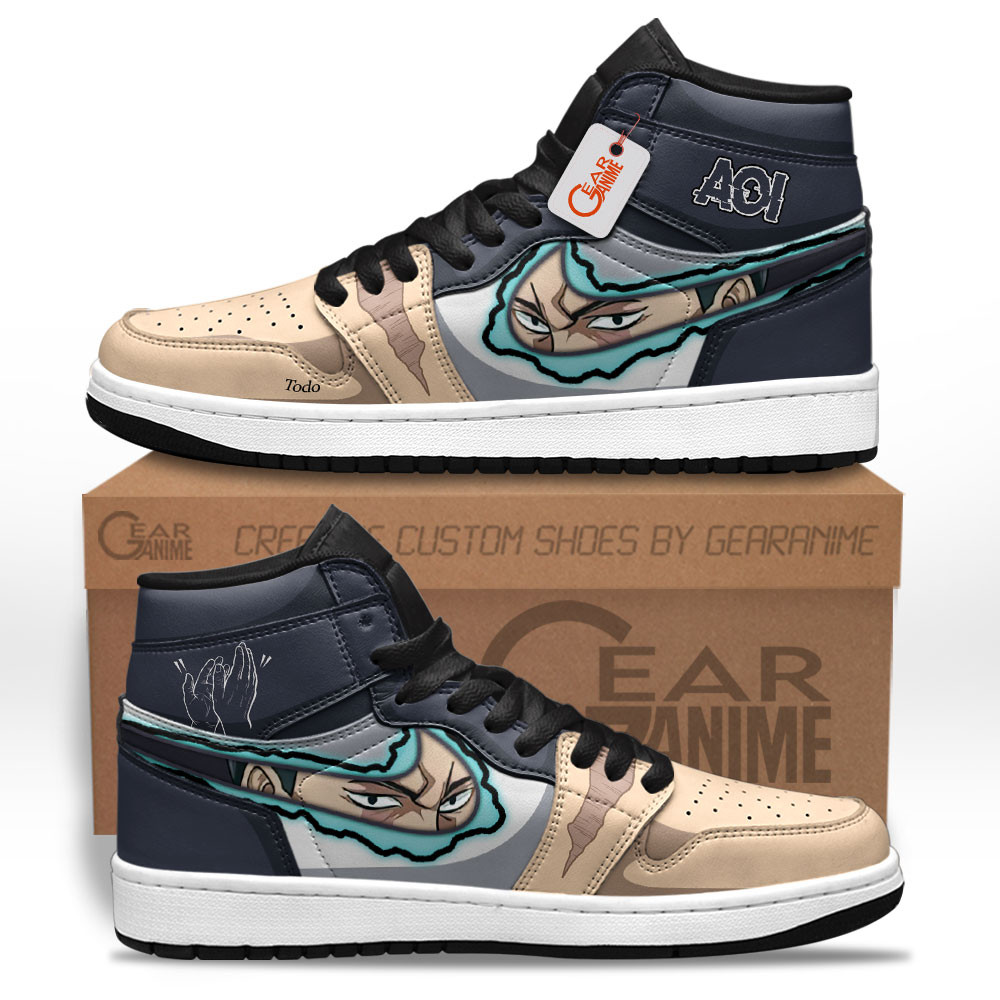Aoi Todo High-Top Leather Sneakers Custom Name