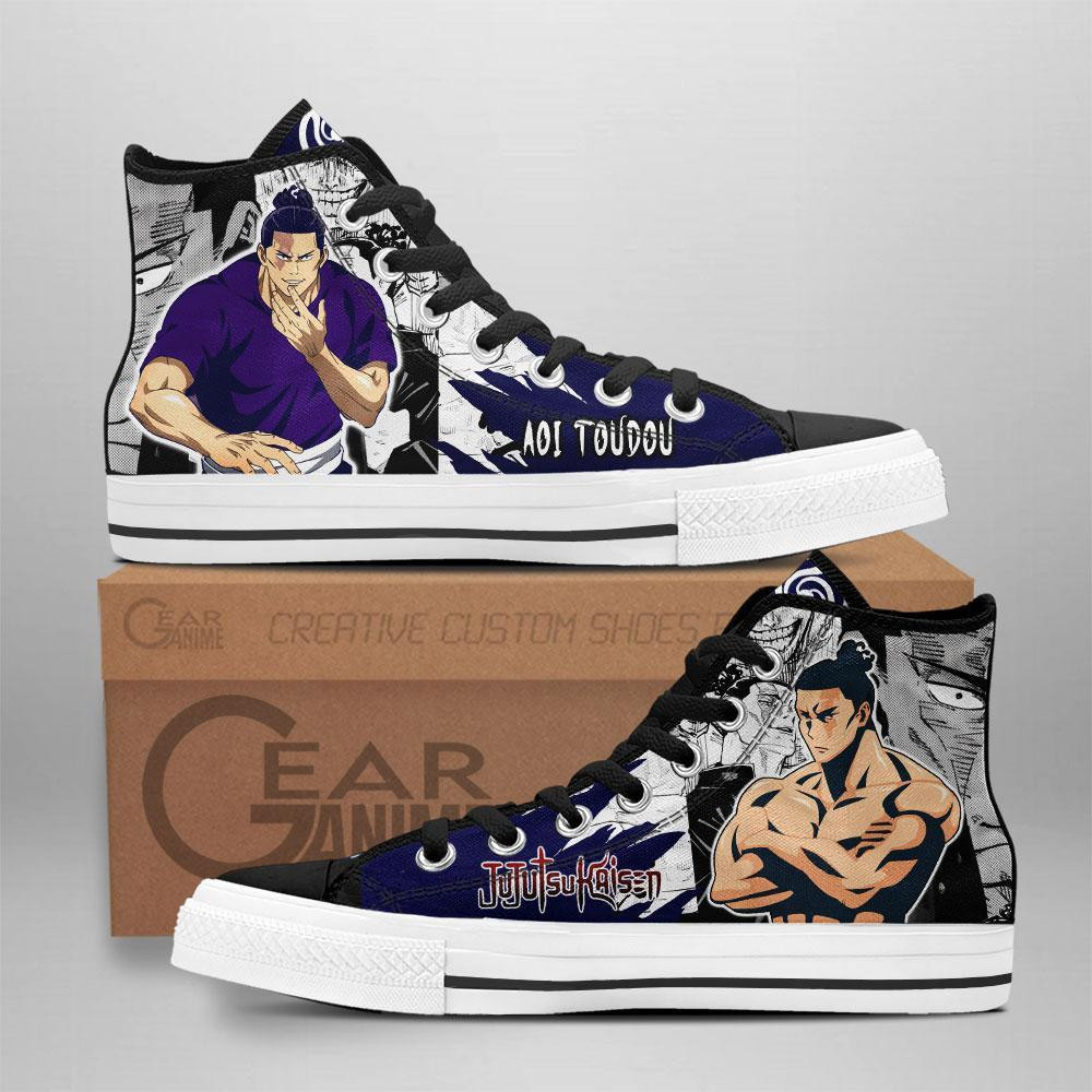 Aoi Toudou Custom Anime High-Top Canvas Shoes TT1210