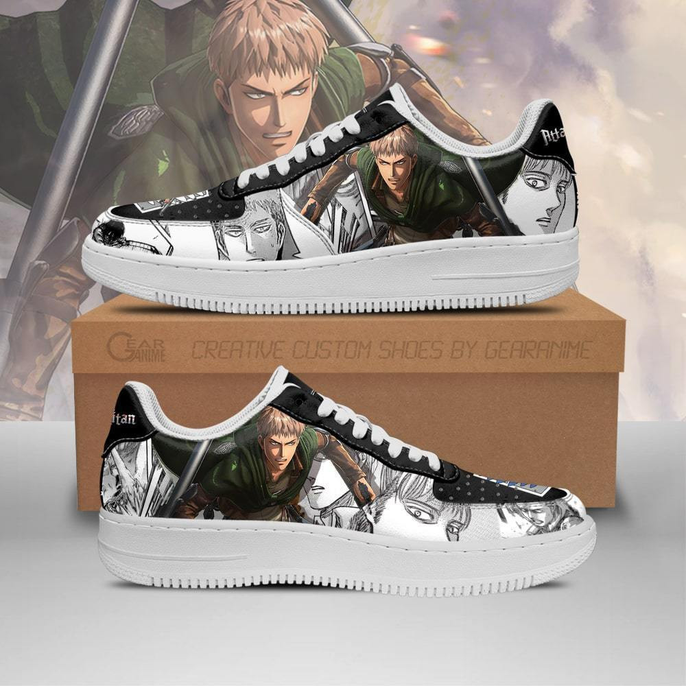 AOT Scout Jean Custom Anime Low-Top Leather Sneakers