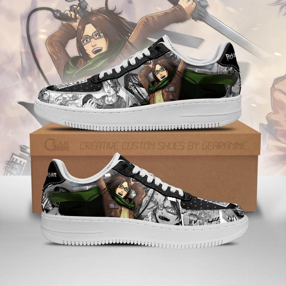 AOT Zoe Hange Custom Anime Low-Top Leather Sneakers