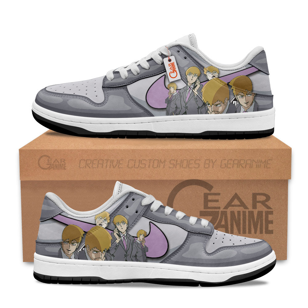 Arataka Reigen Custom Anime Low-Top Skate Sneakers